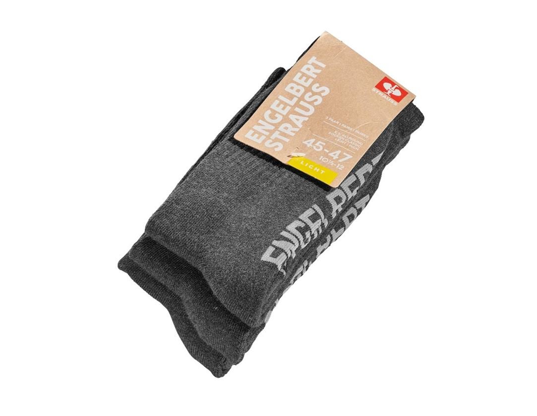 Chaussettes | Bas: e.s. Chaussettes Allround Classic light/high + anthracite