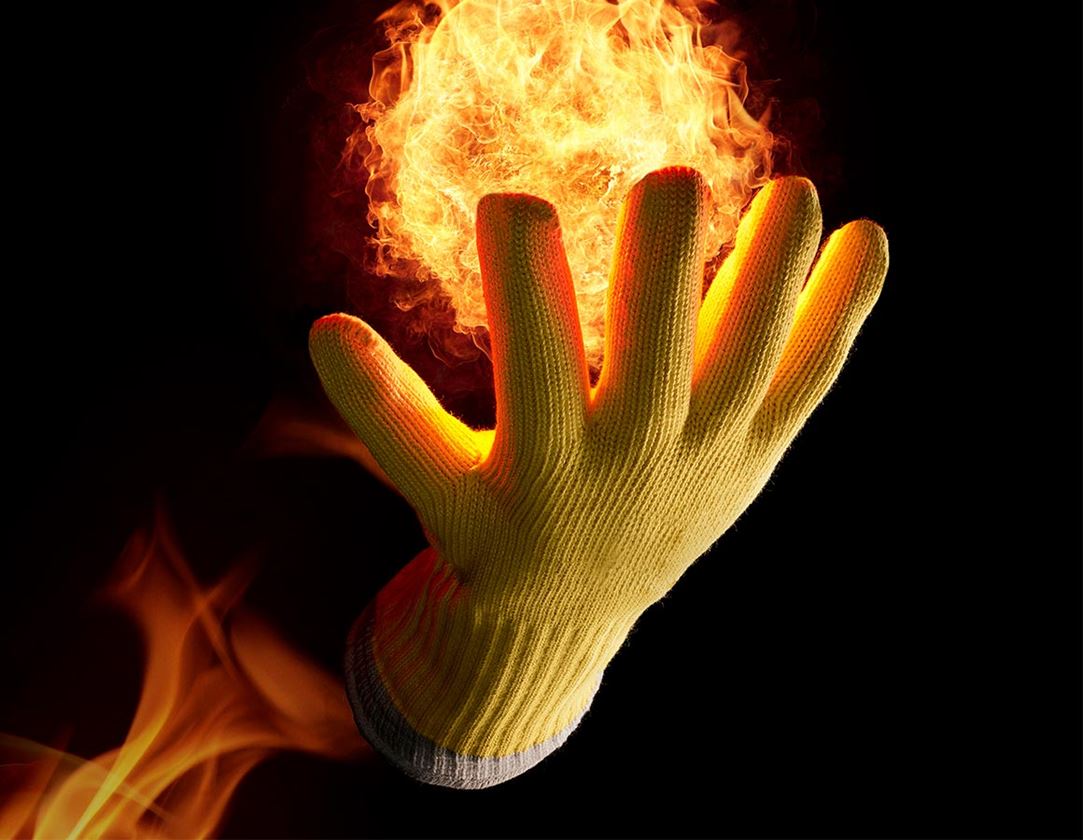 Textiel: Aramid-gebreide handschoenen Fireblade
