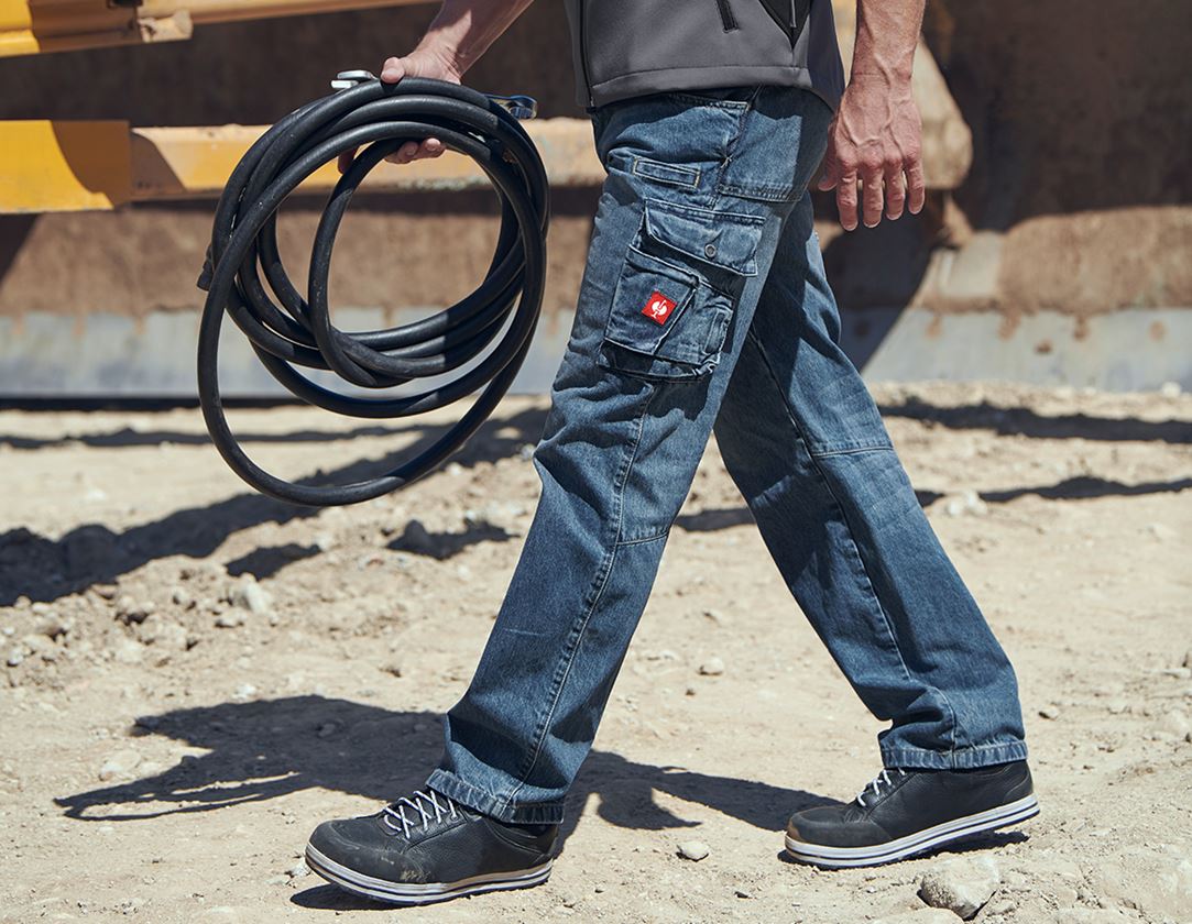 Werkbroeken: e.s. Worker-Jeans + stonewashed 1