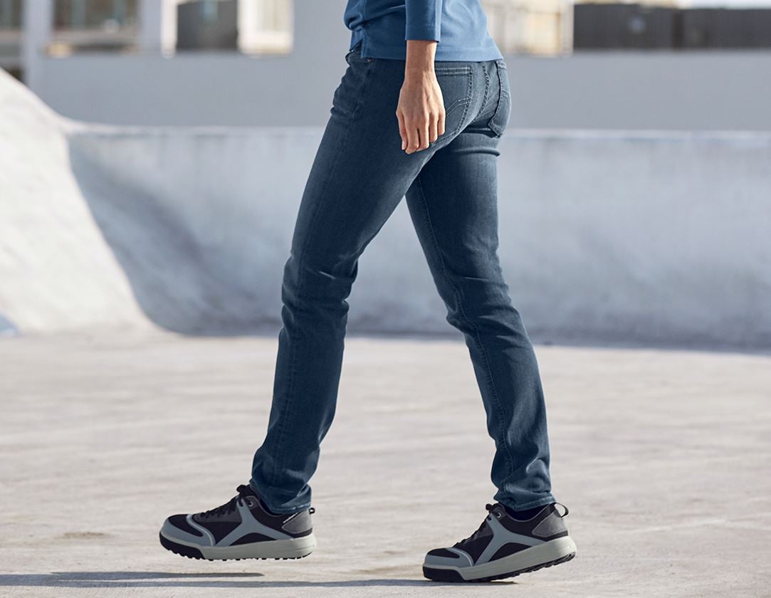 Hosen: e.s. 5-Pocket-Stretch-Jeans, Damen + mediumwashed 1