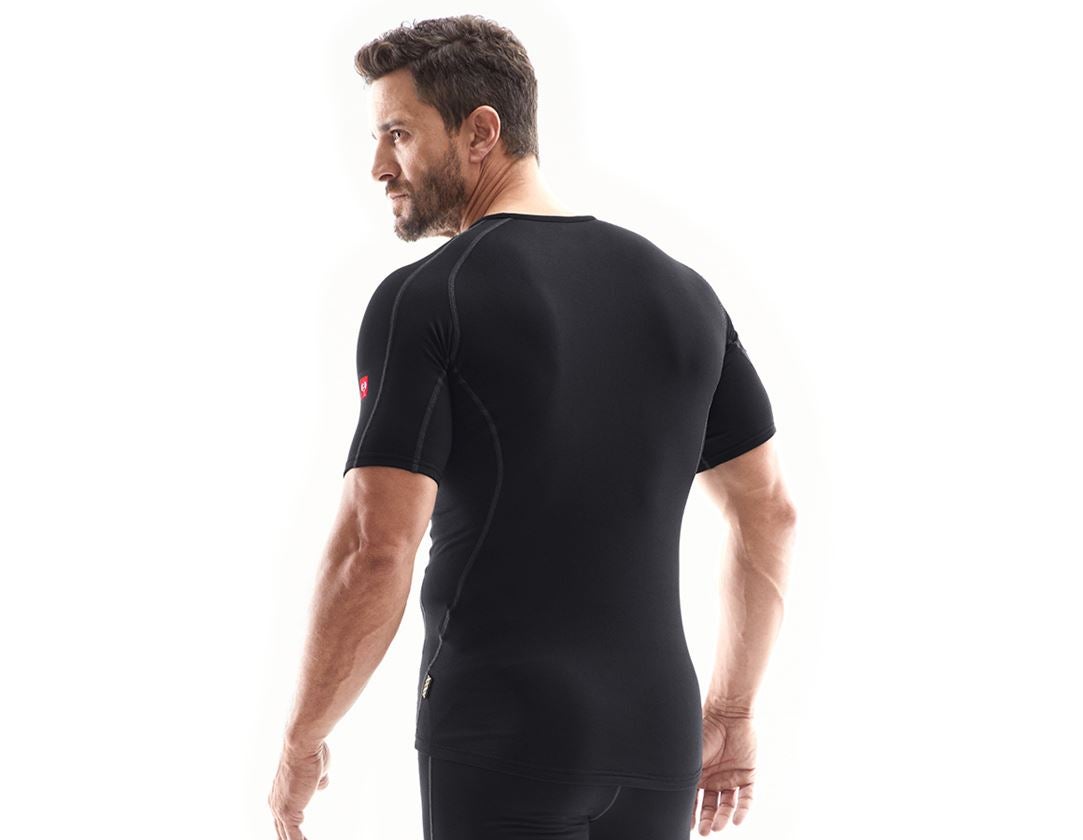 Sous-vêtements | Vêtements thermiques: e.s. Fonction-T-Shirt clima-pro - warm, hommes + noir 1