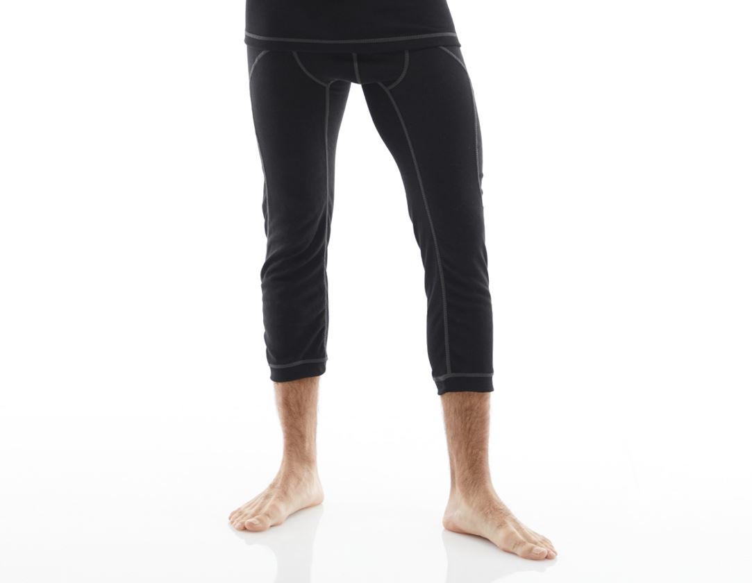 Sous-vêtements | Vêtements thermiques: e.s. Fonction-3/4 Pants basis-warm + noir 1