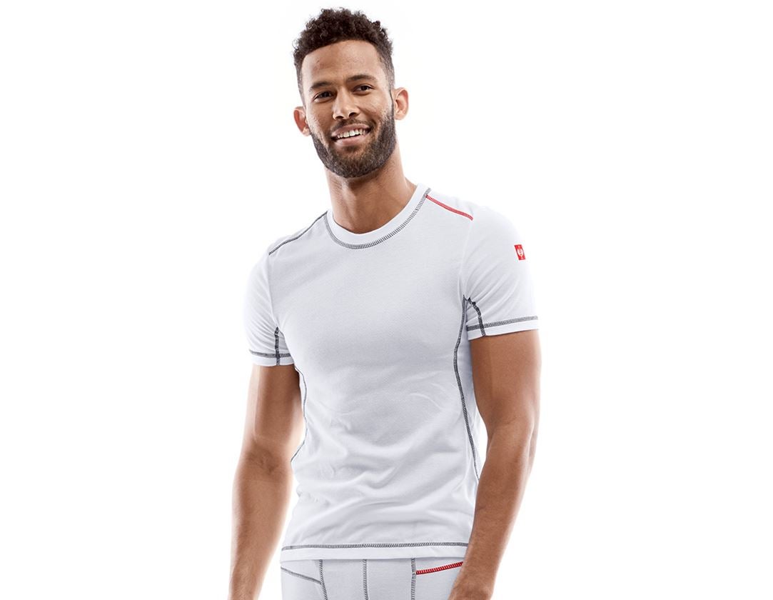 Sous-vêtements | Vêtements thermiques: e.s. T-shirt-fonctionnel basis-light + blanc