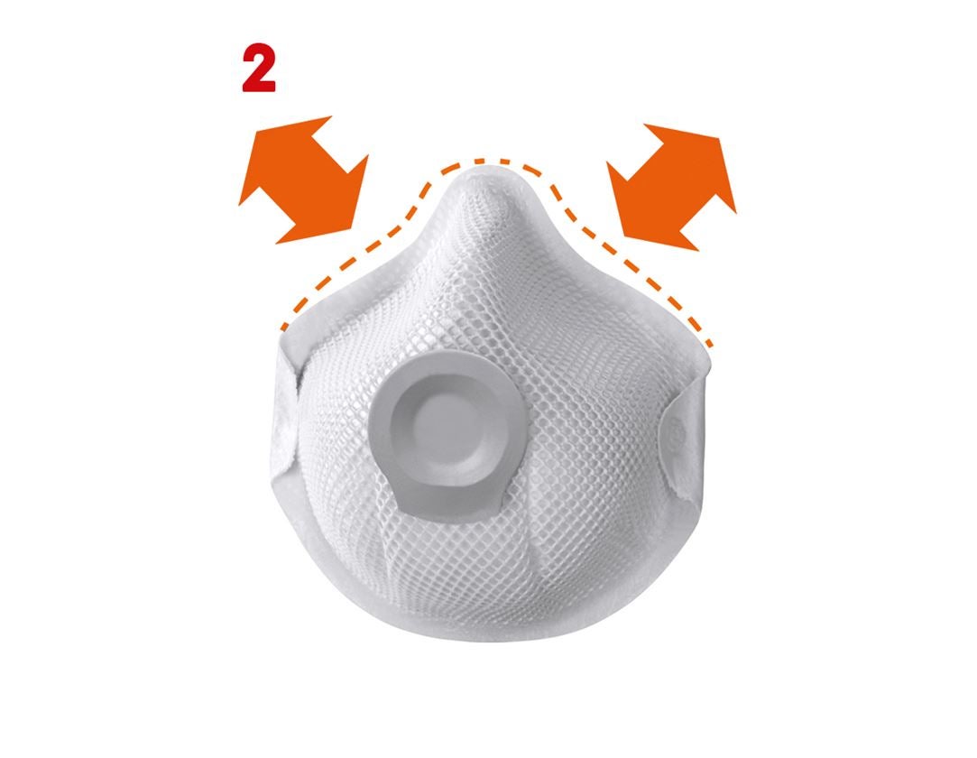 Masques de protection: Moldex Masque protection respir. 2485 FFP2 NR D 1