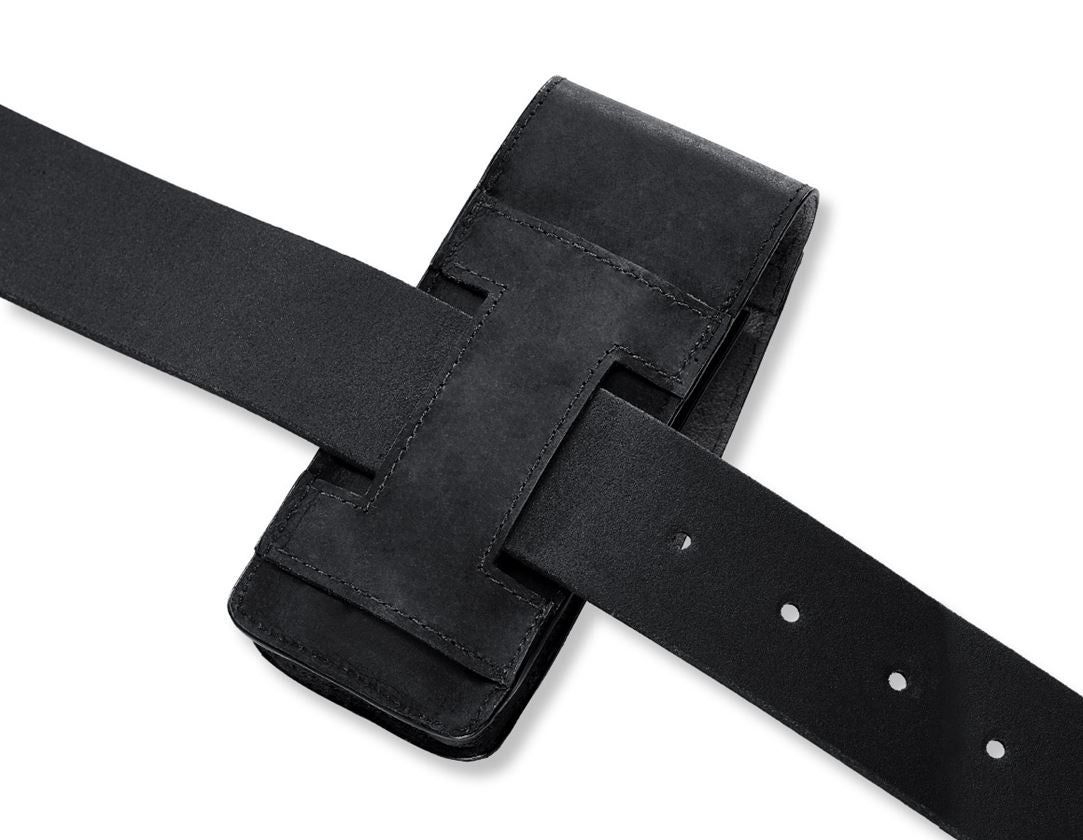Accessoires: Étui à couteau en cuir e.s.vintage + noir 1