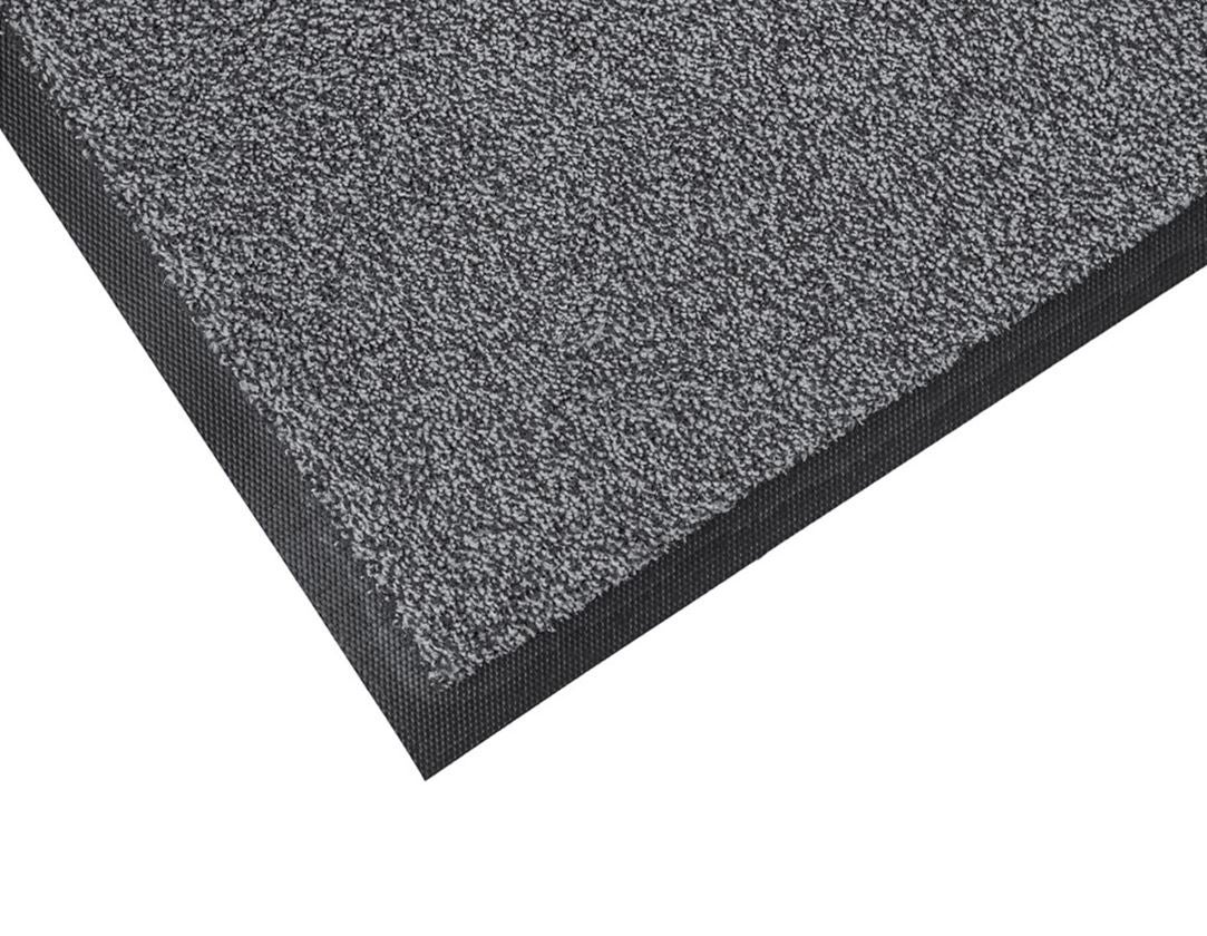Vloermatten: Comfortmatten met rubberen rand + zwart/lichtgrijs 4
