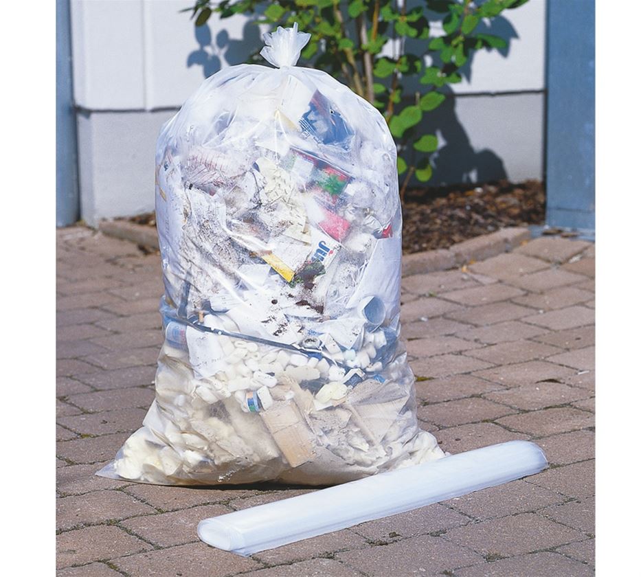 Sacs poubelles | Elimination des déchets: Sacs poubelle Goliath transparents