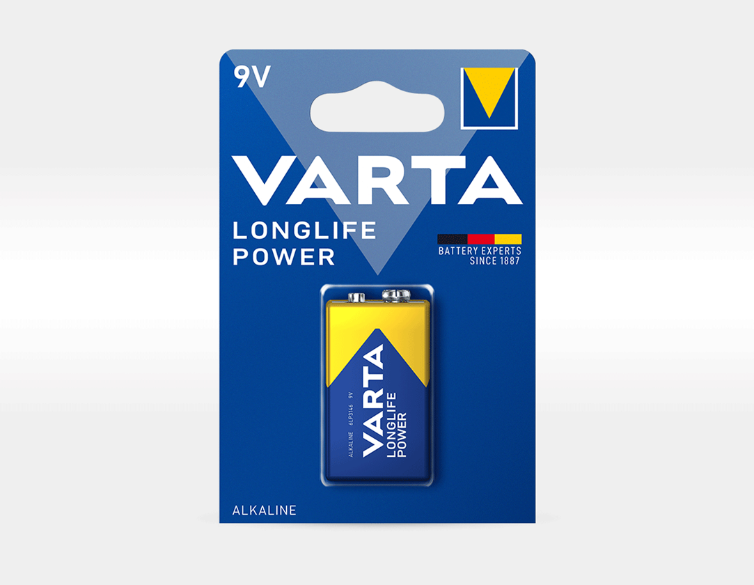 Bedrijfsuitrusting: VARTA 9V-Block Batterijen