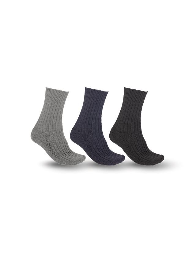 Socken | Strümpfe: e.s. Berufssocken Classic warm/high, 3er Pack