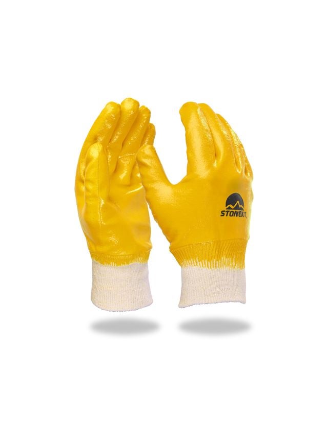 Gecoate: Nitril handschoenen Basic,volledig gecoat,per 12