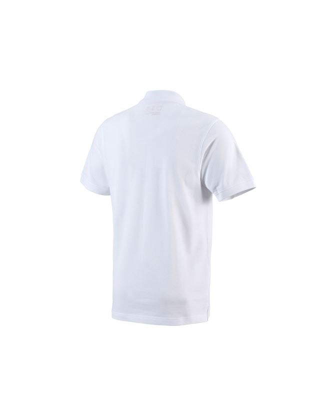 Shirts & Co.: e.s. Polo-Shirt cotton Pocket + weiß 3