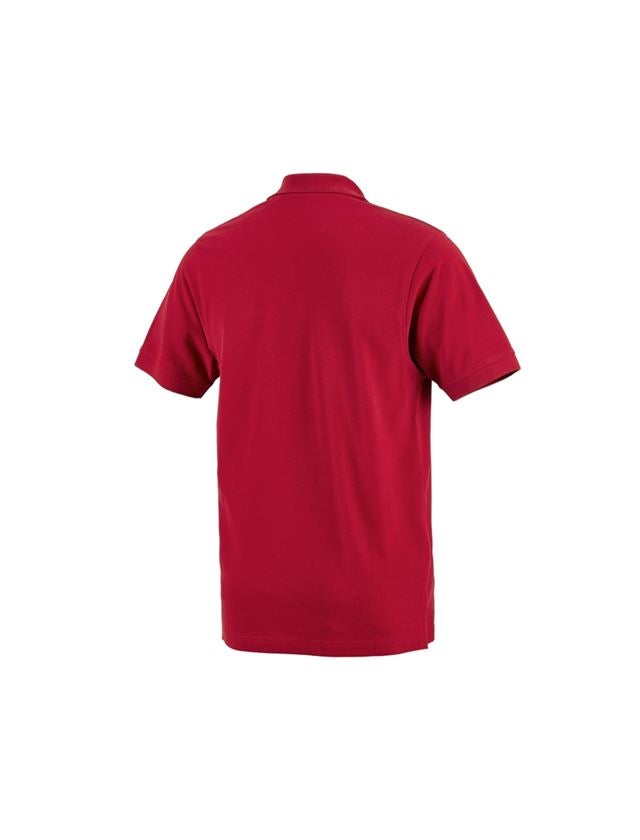 Tuin-/ Land-/ Bosbouw: e.s. Polo-Shirt cotton Pocket + rood 1