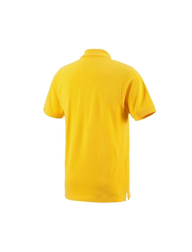 Onderwerpen: e.s. Polo-Shirt cotton Pocket + geel 1