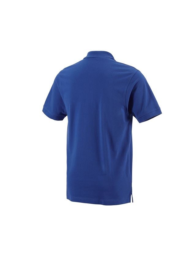 Shirts & Co.: e.s. Polo-Shirt cotton Pocket + kornblau 1