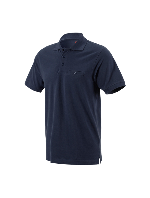 Tuin-/ Land-/ Bosbouw: e.s. Polo-Shirt cotton Pocket + donkerblauw 2