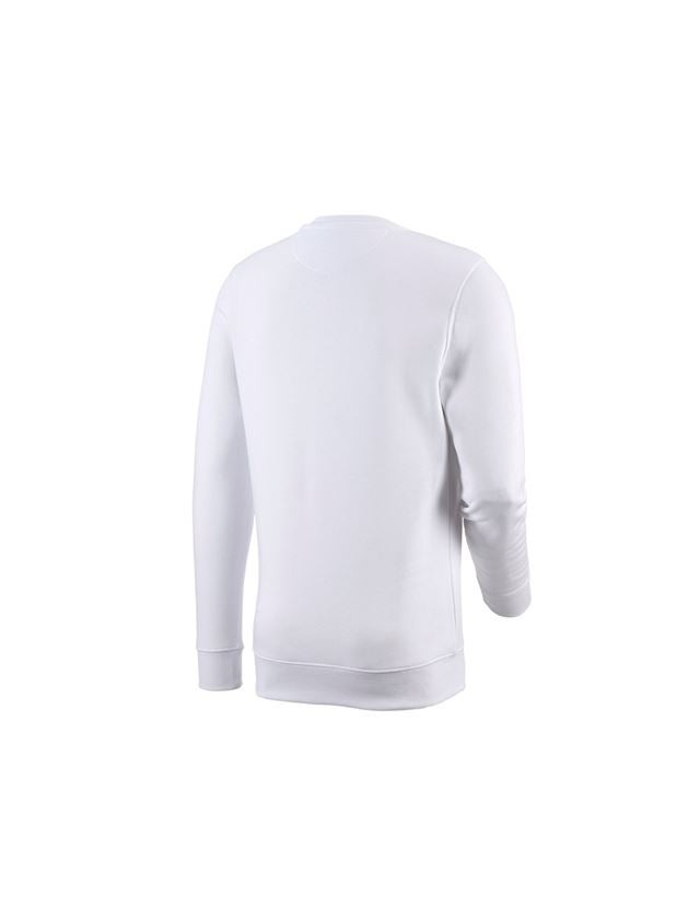 Hauts: e.s. Sweatshirt poly cotton + blanc 3