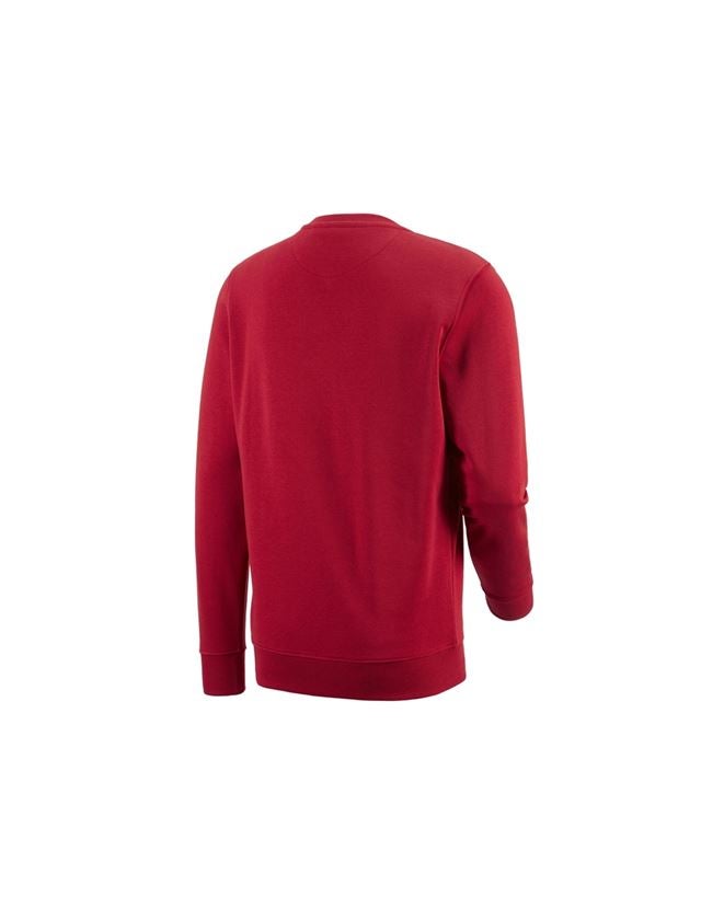 Onderwerpen: e.s. Sweatshirt poly cotton + rood 1