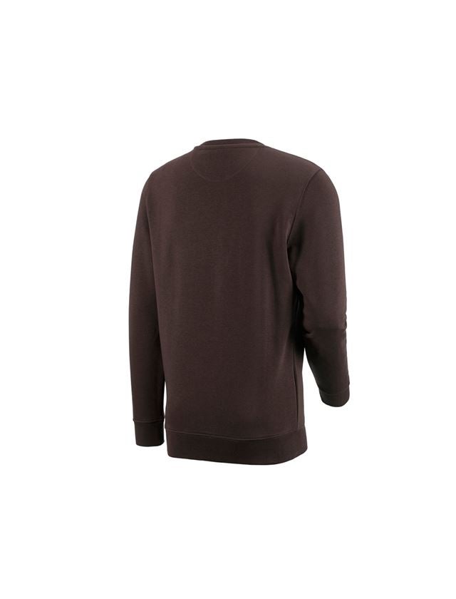 Installateur / Klempner: e.s. Sweatshirt poly cotton + braun 1