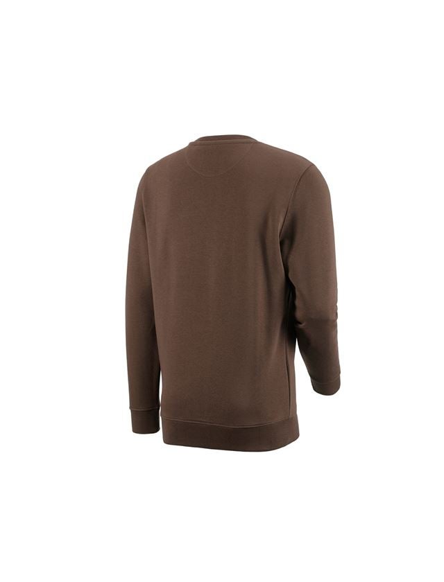 Shirts & Co.: e.s. Sweatshirt poly cotton + haselnuss 3