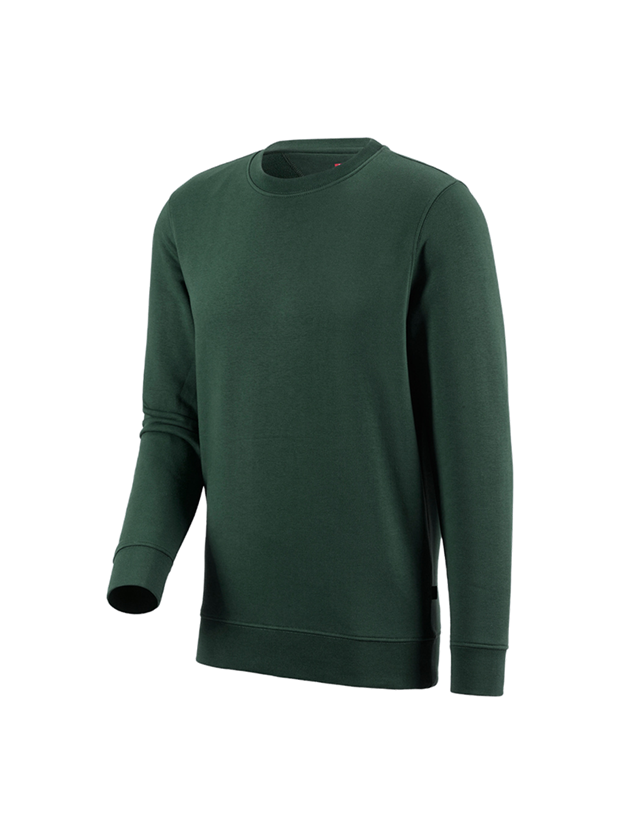 Hauts: e.s. Sweatshirt poly cotton + vert 2