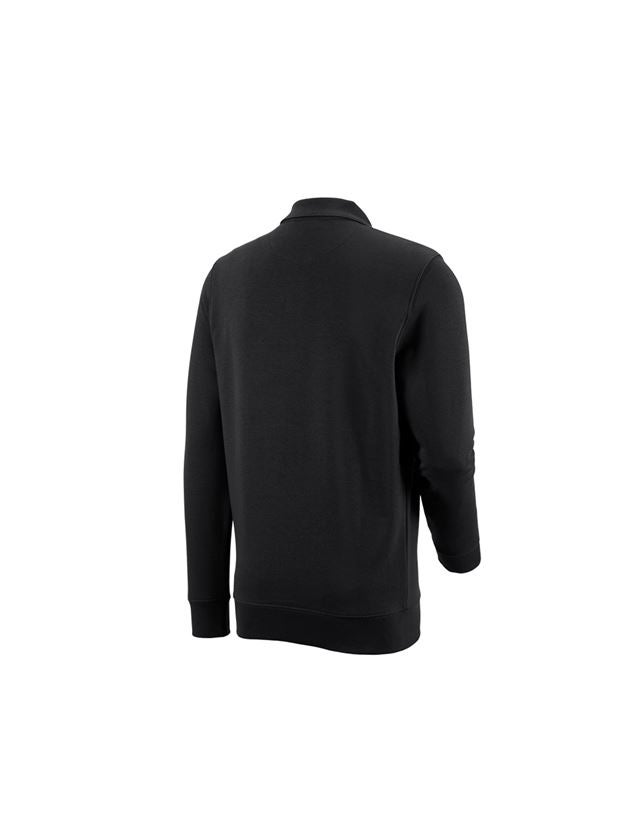 Onderwerpen: e.s. Sweatshirt poly cotton Pocket + zwart 2