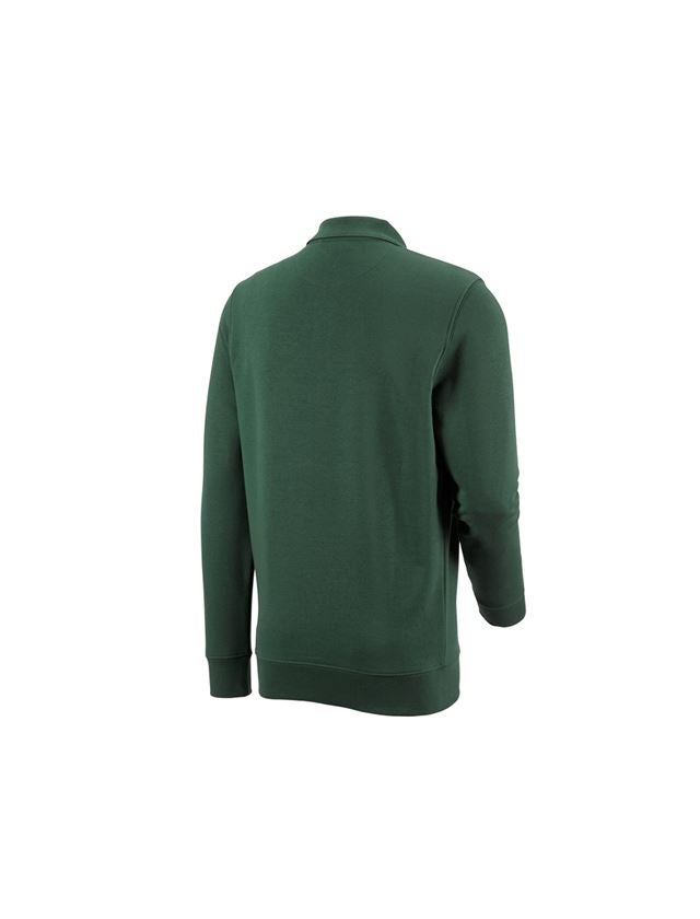 Hauts: e.s. Sweatshirt poly cotton Pocket + vert 1