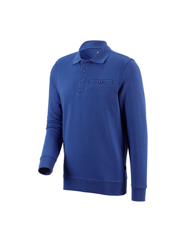 Thèmes: e.s. Sweatshirt poly cotton Pocket + bleu royal