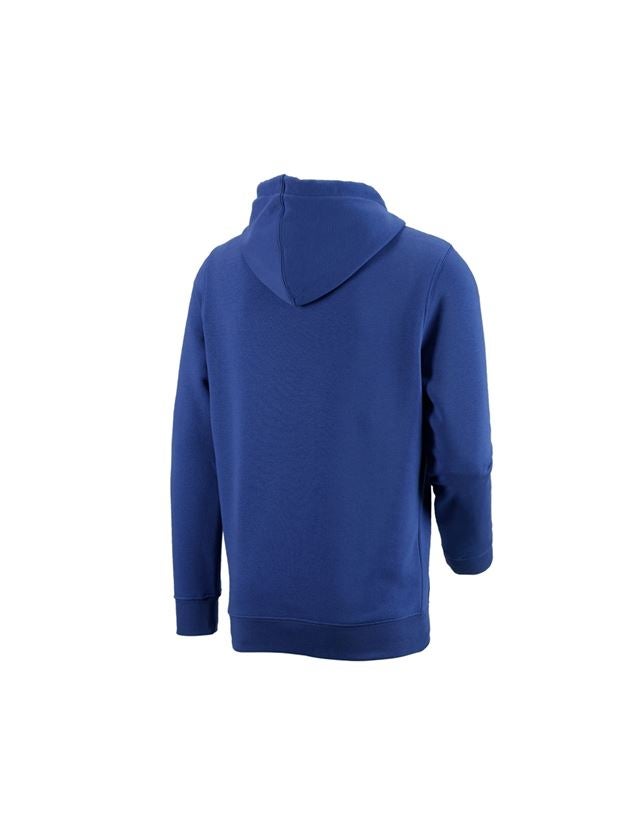 Hauts: e.s. Sweatshirt à capuche poly cotton + bleu royal 1
