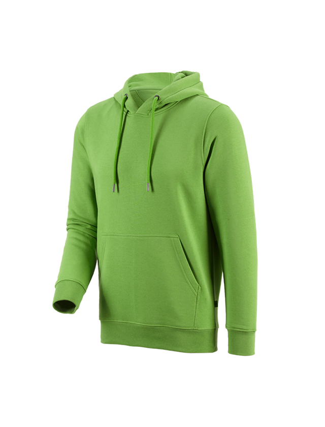 Menuisiers: e.s. Sweatshirt à capuche poly cotton + vert d'eau 2