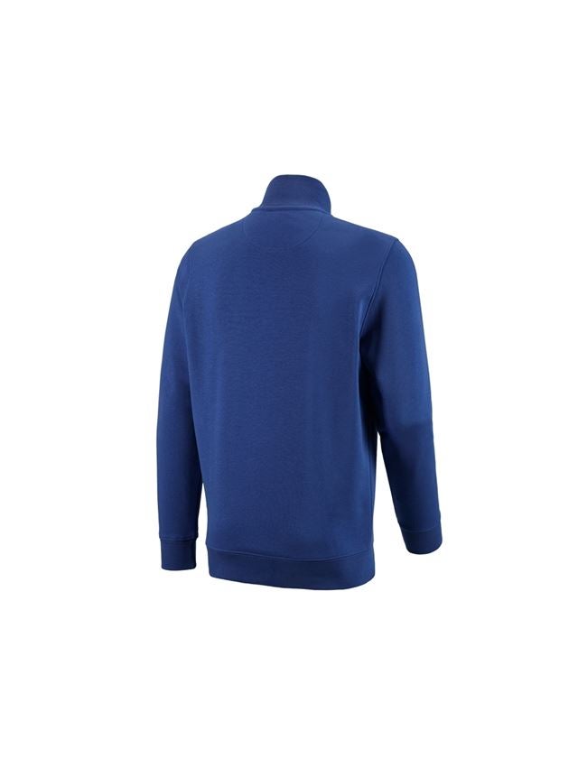 Menuisiers: e.s. Sweatshirt ZIP poly cotton + bleu royal 1