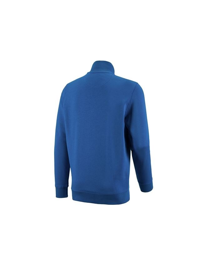 Onderwerpen: e.s. ZIP-Sweatshirt poly cotton + gentiaanblauw 1