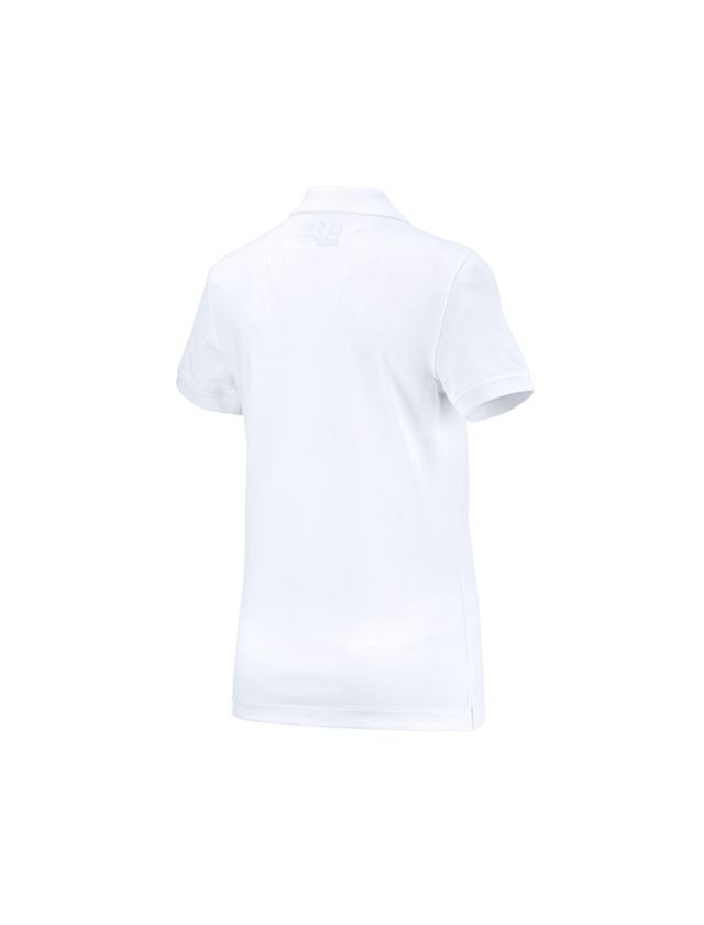 Onderwerpen: e.s. Polo-Shirt cotton, dames + wit 1