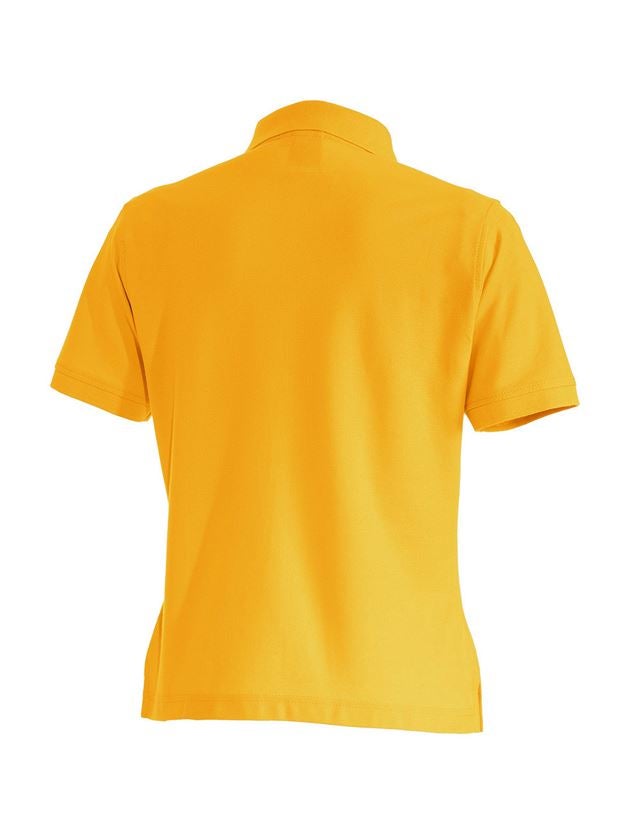 Shirts & Co.: e.s. Polo-Shirt cotton, Damen + gelb 1