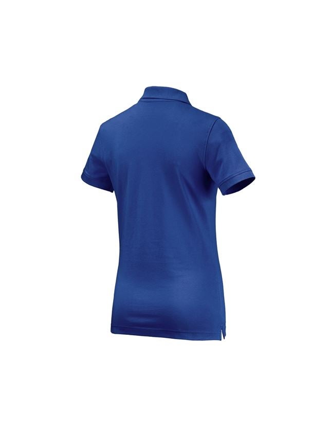 Shirts & Co.: e.s. Polo-Shirt cotton, Damen + kornblau 1