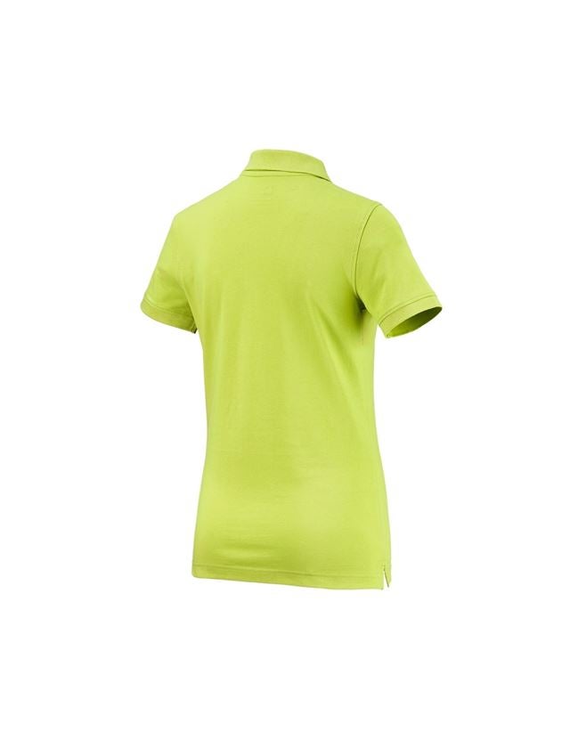 Shirts & Co.: e.s. Polo-Shirt cotton, Damen + maigrün 1