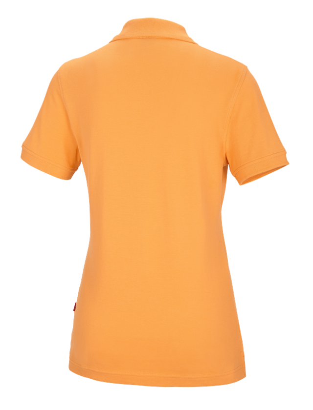 Shirts & Co.: e.s. Polo-Shirt cotton, Damen + hellorange 1