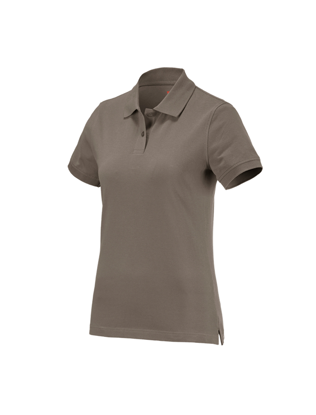 Shirts & Co.: e.s. Polo-Shirt cotton, Damen + stein