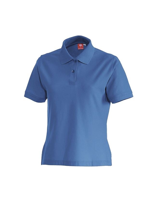 Shirts & Co.: e.s. Polo-Shirt cotton, Damen + kobalt
