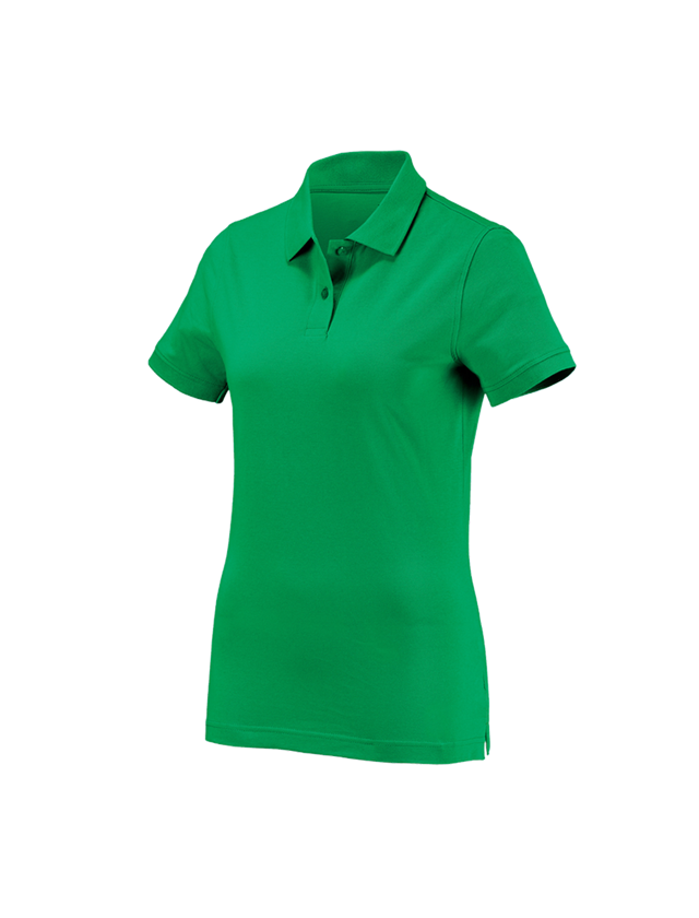 Thèmes: e.s. Polo cotton, femmes + vert pré