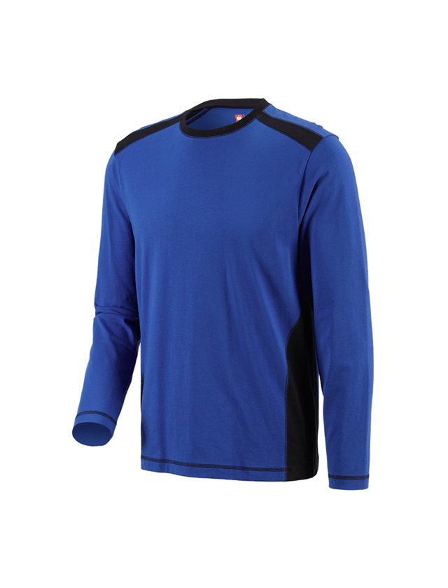 Bovenkleding: Longsleeve cotton e.s.active + korenblauw/zwart 2