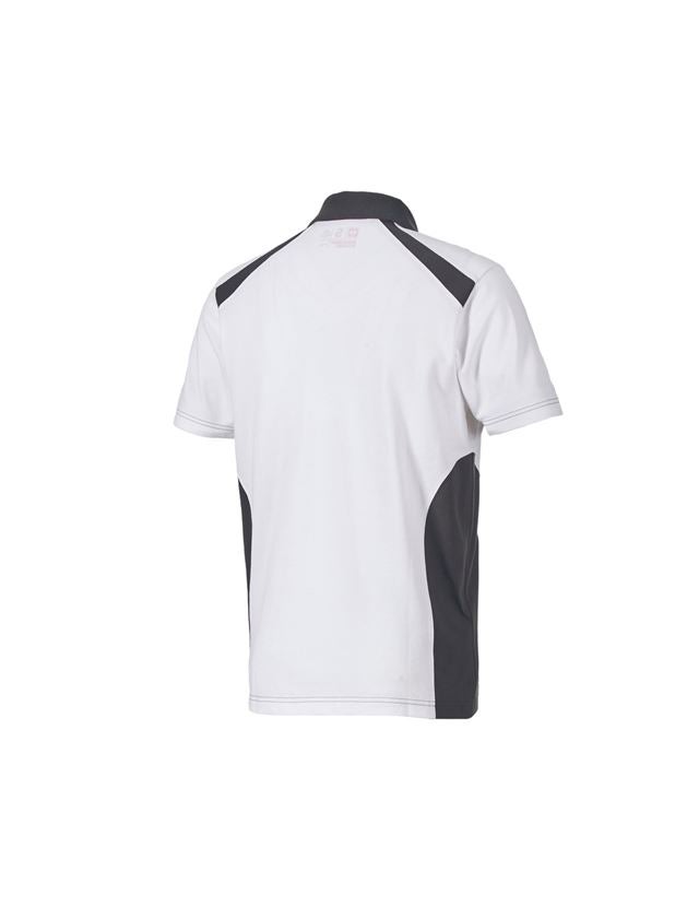 Bovenkleding: Polo-Shirt cotton e.s.active + wit/antraciet 3