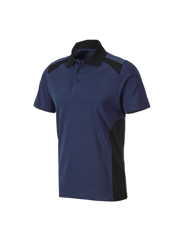 Bovenkleding: Polo-Shirt cotton e.s.active + donkerblauw/zwart 2