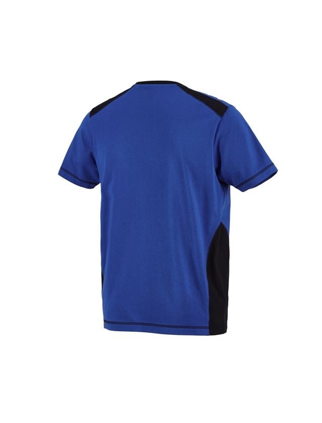 Installateurs / Plombier: T-shirt  cotton e.s.active + bleu royal/noir 2