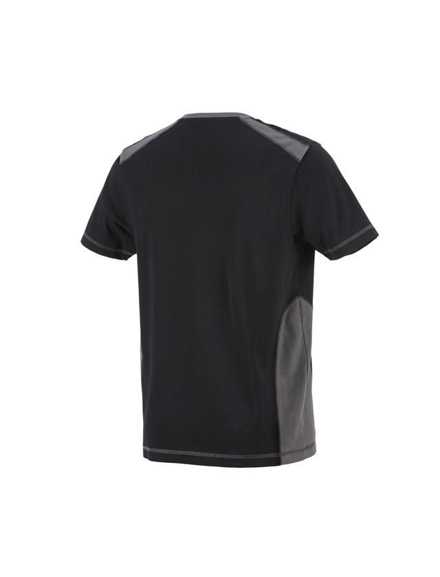 Bovenkleding: T-Shirt cotton e.s.active + zwart/antraciet 3