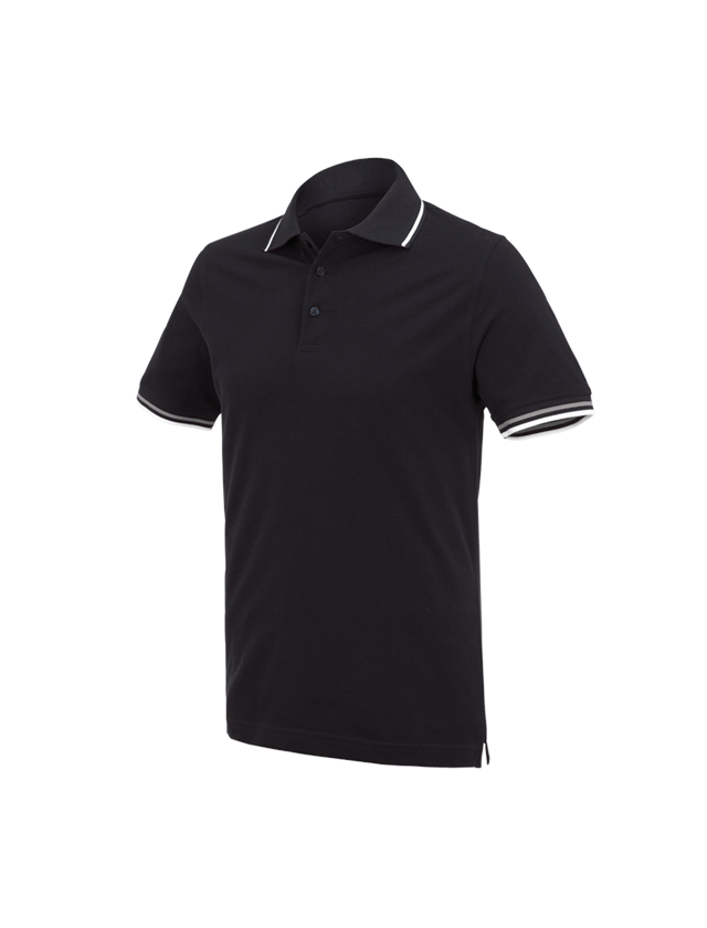 Bovenkleding: e.s. Polo-Shirt cotton Deluxe Colour + zwart/zilver 2