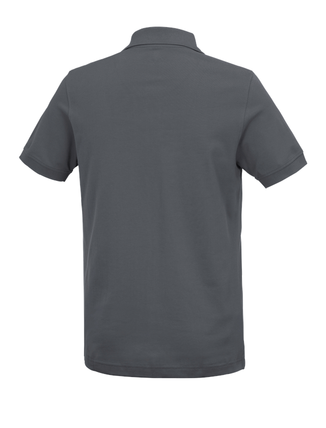 Shirts & Co.: e.s. Polo-Shirt cotton Deluxe + anthrazit 3