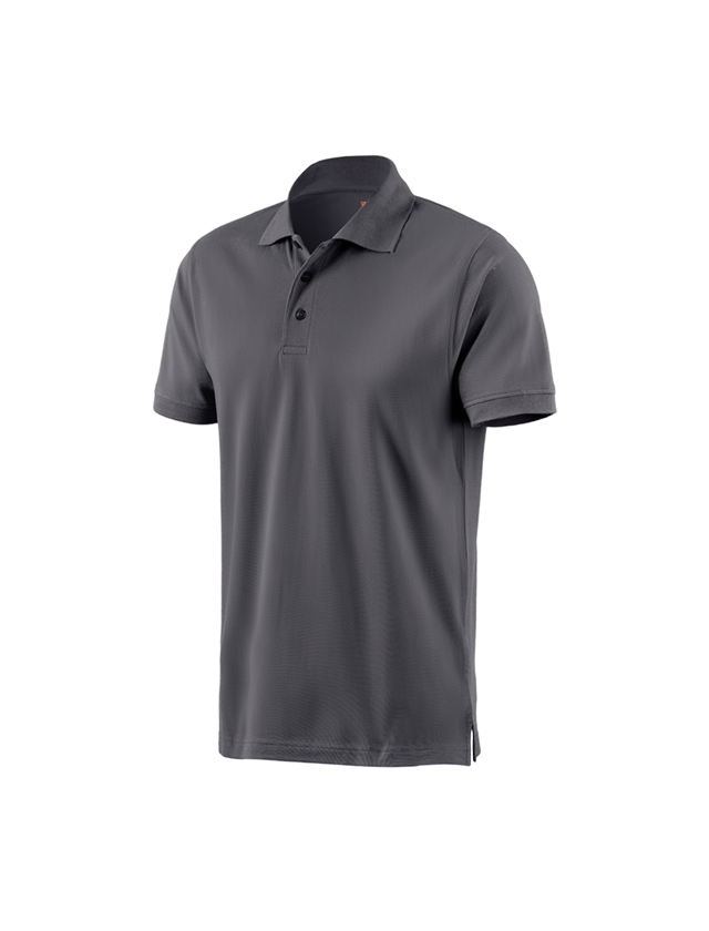 Shirts & Co.: e.s. Polo-Shirt cotton + anthrazit 2