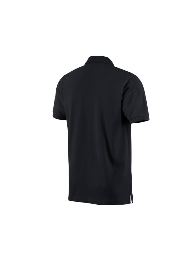 Tuin-/ Land-/ Bosbouw: e.s. Polo-Shirt cotton + zwart 3
