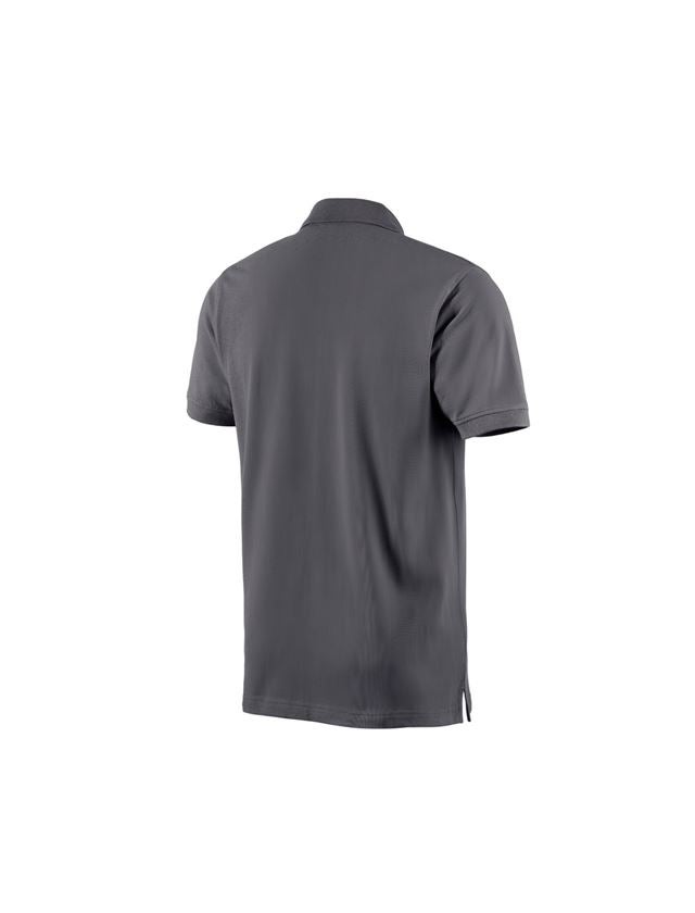 Shirts & Co.: e.s. Polo-Shirt cotton + anthrazit 3