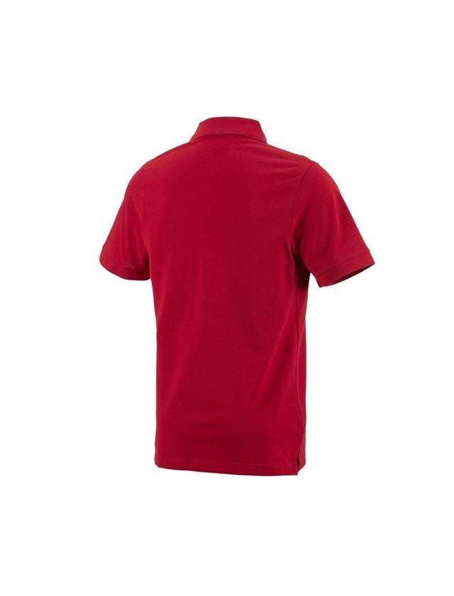 Installateur / Klempner: e.s. Polo-Shirt cotton + feuerrot 1